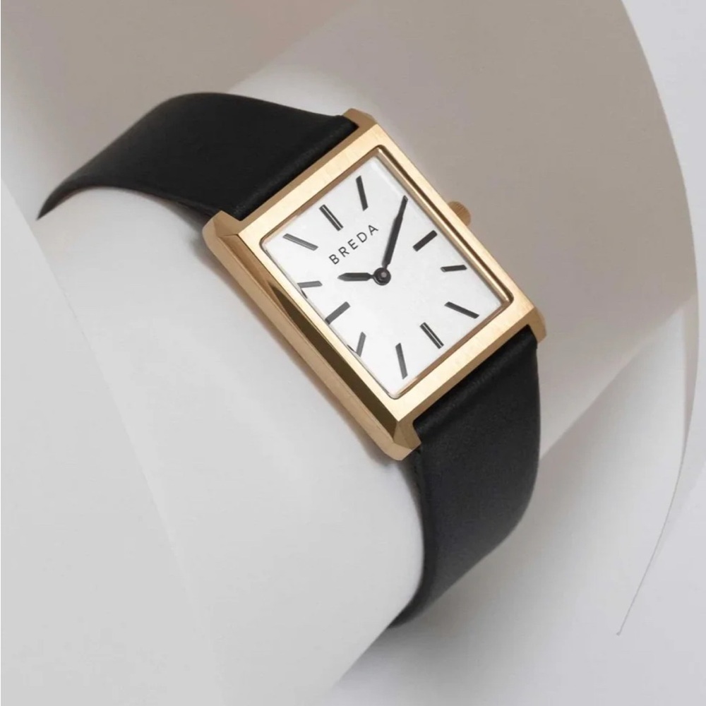 Breda Virgil Watch - Gold, Black and Ivory
